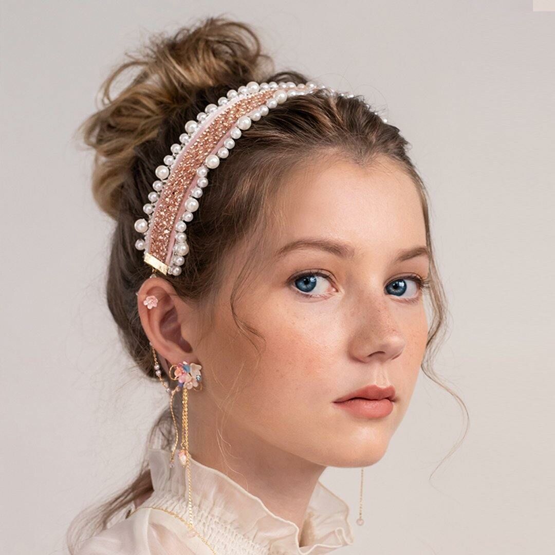 Aurora's Kiss 5-in-1 14K Gold-plated 925 Silver Earrings (with detachable ear cuff)