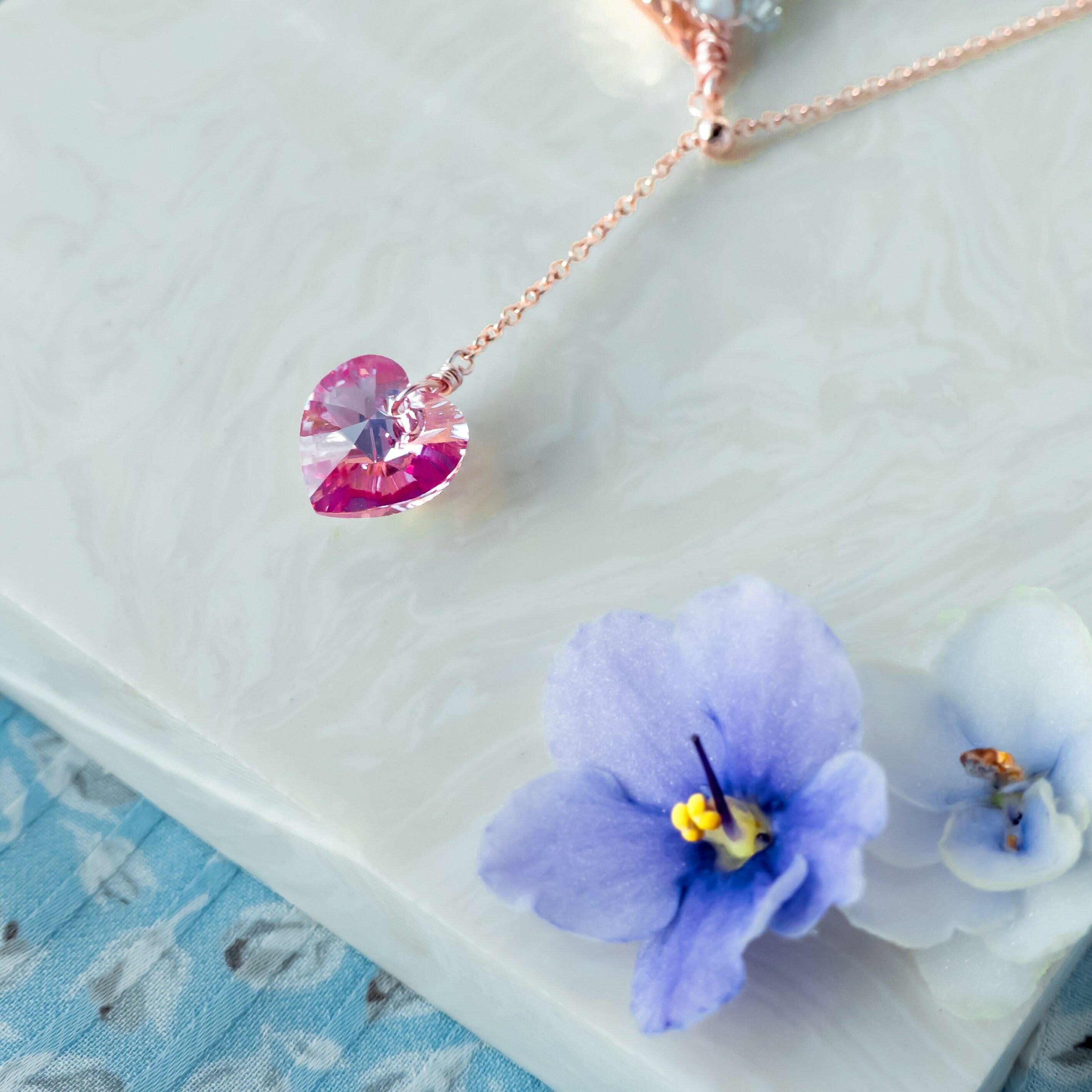 #1 ZODIAC Aquarius Garden Rose Necklace