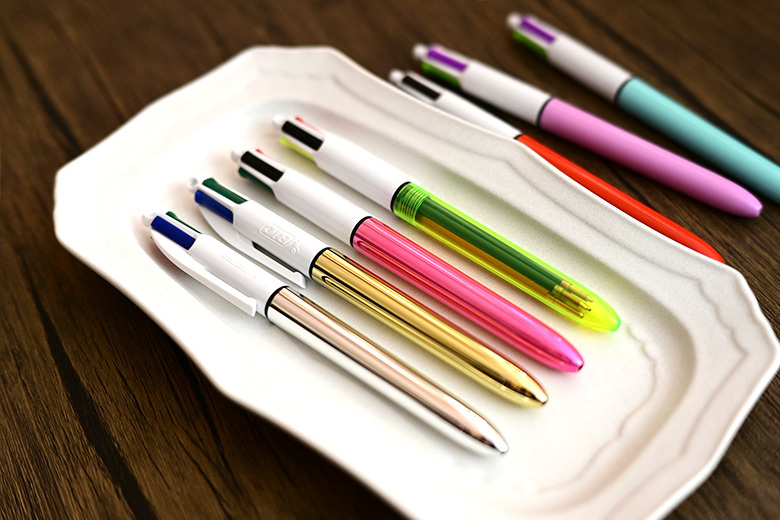 瀕臨絕版的BiC四色按壓原子筆