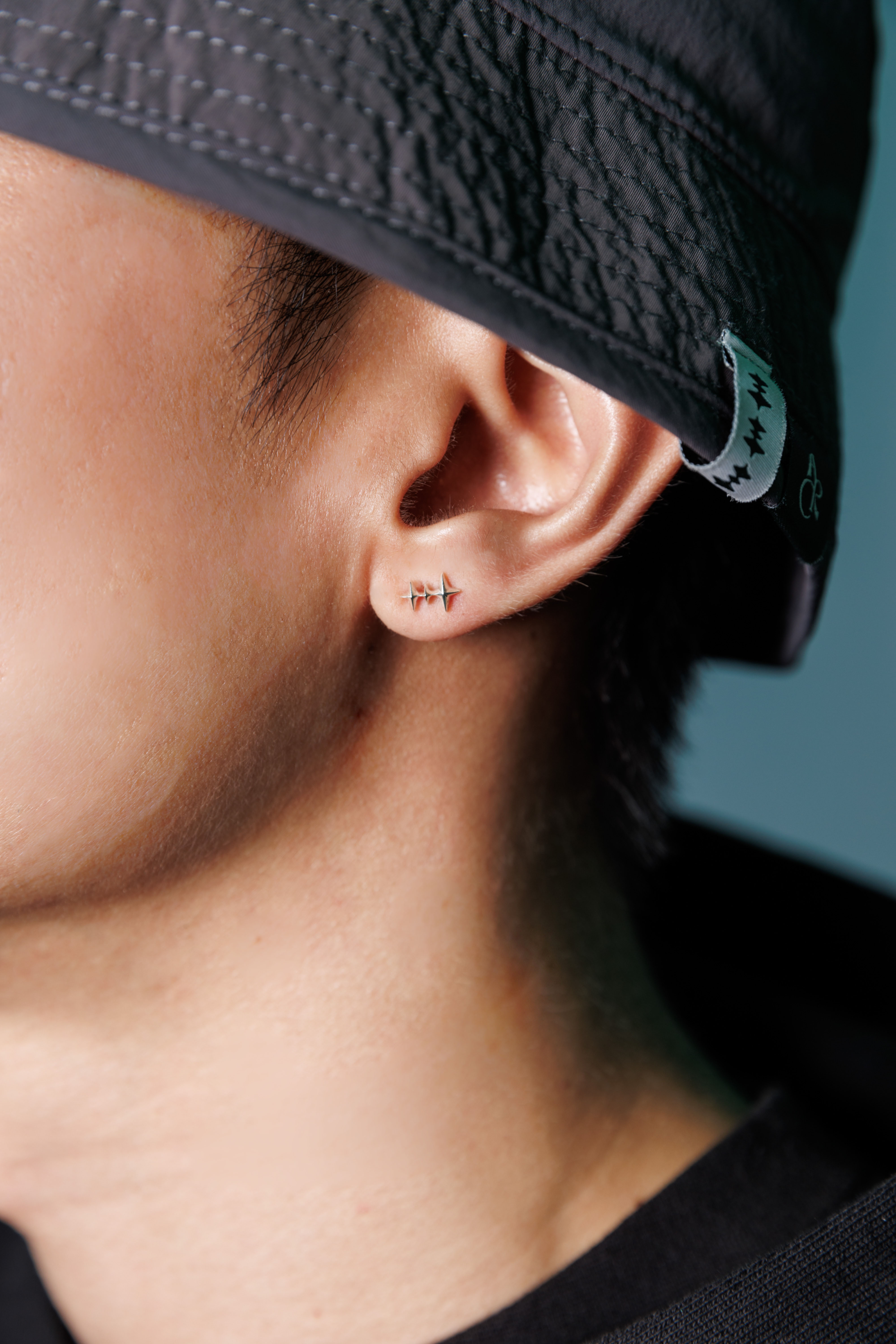 925 SILVER LOGO EARRING