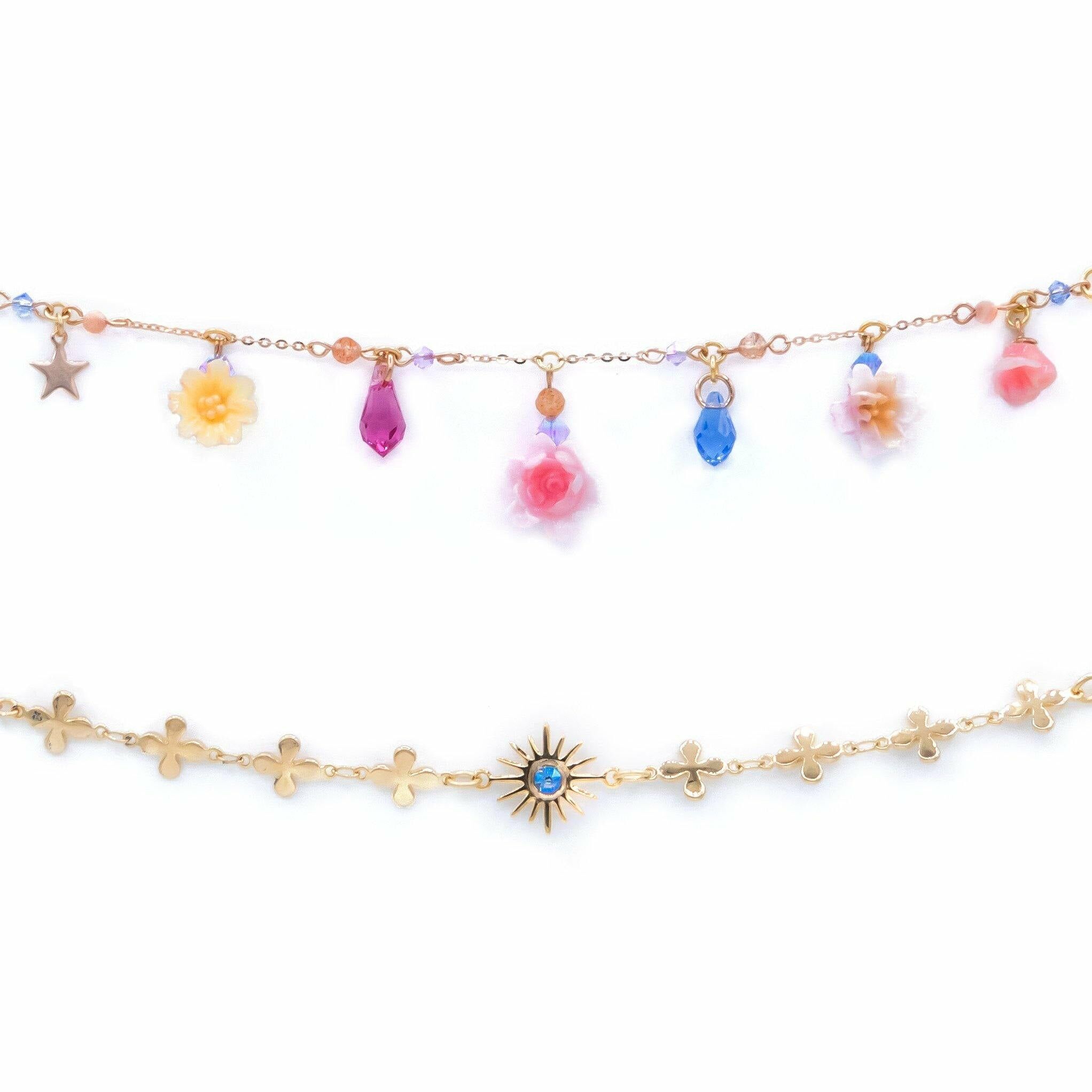 Camellia’s Desire Rose-gold plated 925 Silver Charm Bracelet