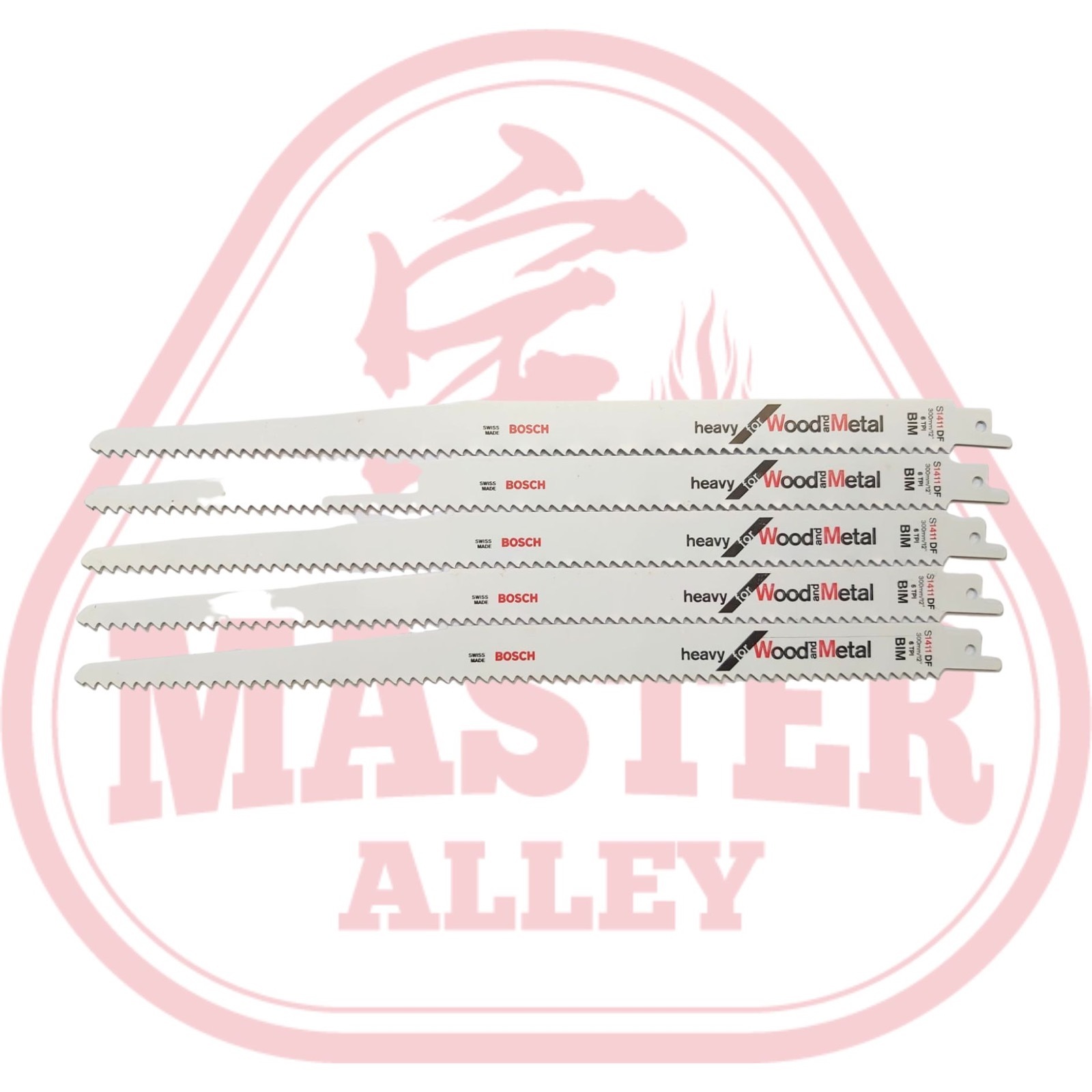 CUT -- BOSCH博世 老虎鋸5片 8”(金屬)S1025VF / 9”(金屬)S1126BEF / 9”(木和金屬)S1111DF / 12”(木和金屬)S1411DF /S1122BF 9"(金屬)