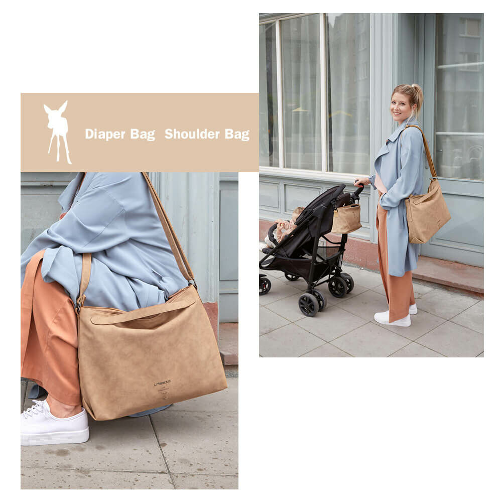 德國媽媽包No.1品牌,LASSIG讓媽媽包不只是媽媽包,兼具時尚與功能性,捲式L型大開口設計,側邊長拉鍊方便取物,大容量多隔層,使用環保防潑水材質,外出育兒神隊友,網紅媽咪推薦