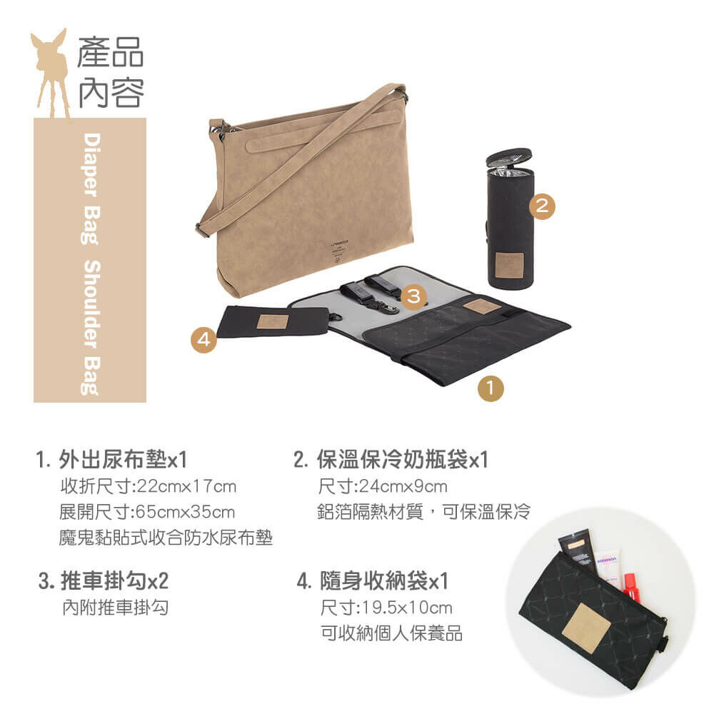 德國媽媽包No.1品牌,LASSIG讓媽媽包不只是媽媽包,兼具時尚與功能性,捲式L型大開口設計,側邊長拉鍊方便取物,大容量多隔層,使用環保防潑水材質,外出育兒神隊友,網紅媽咪推薦