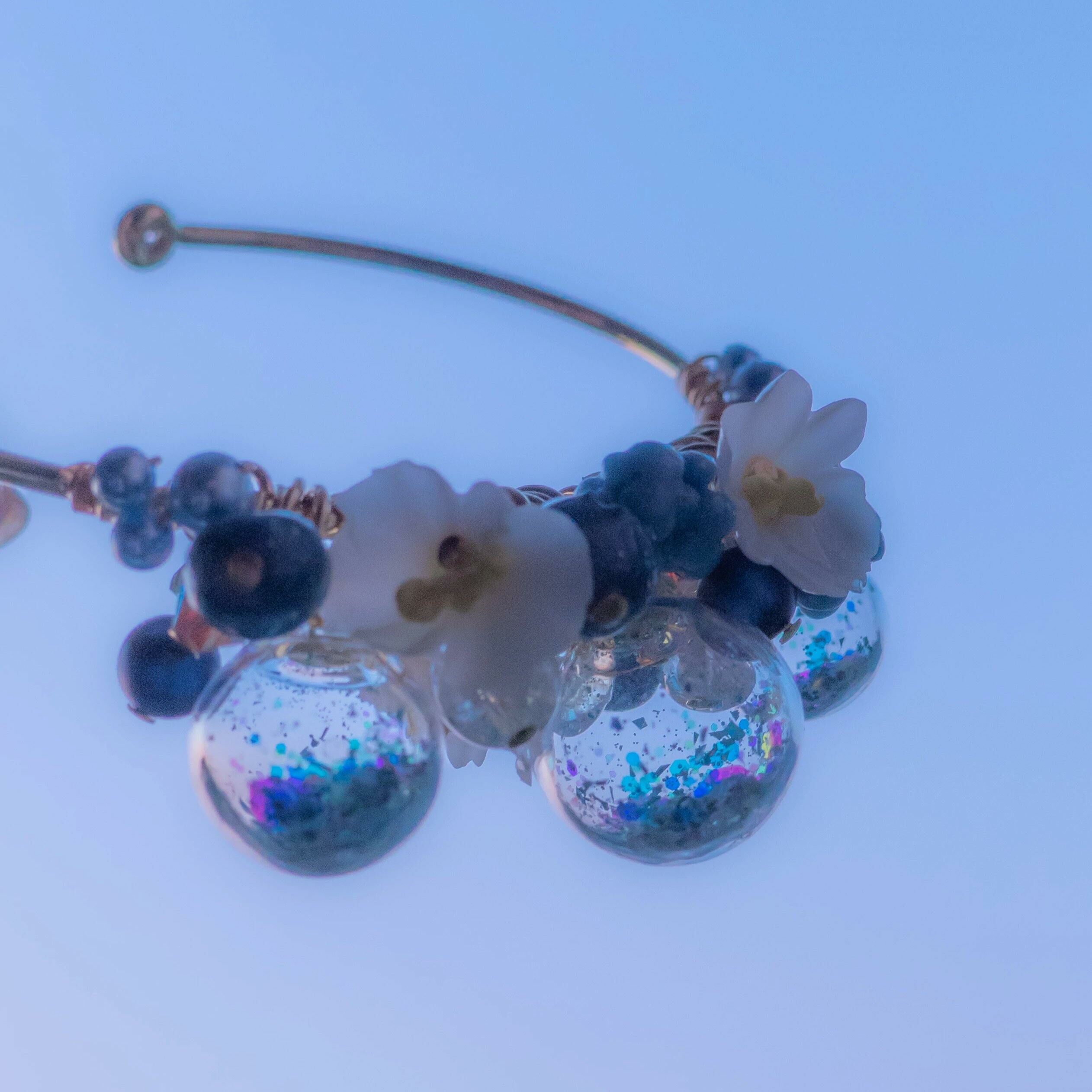 #10 ZODIAC Scorpio Begonia POMPOM Bangle