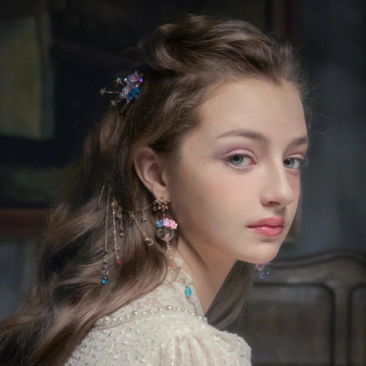 Prophecy Shew Stone 925 Silver Earrings