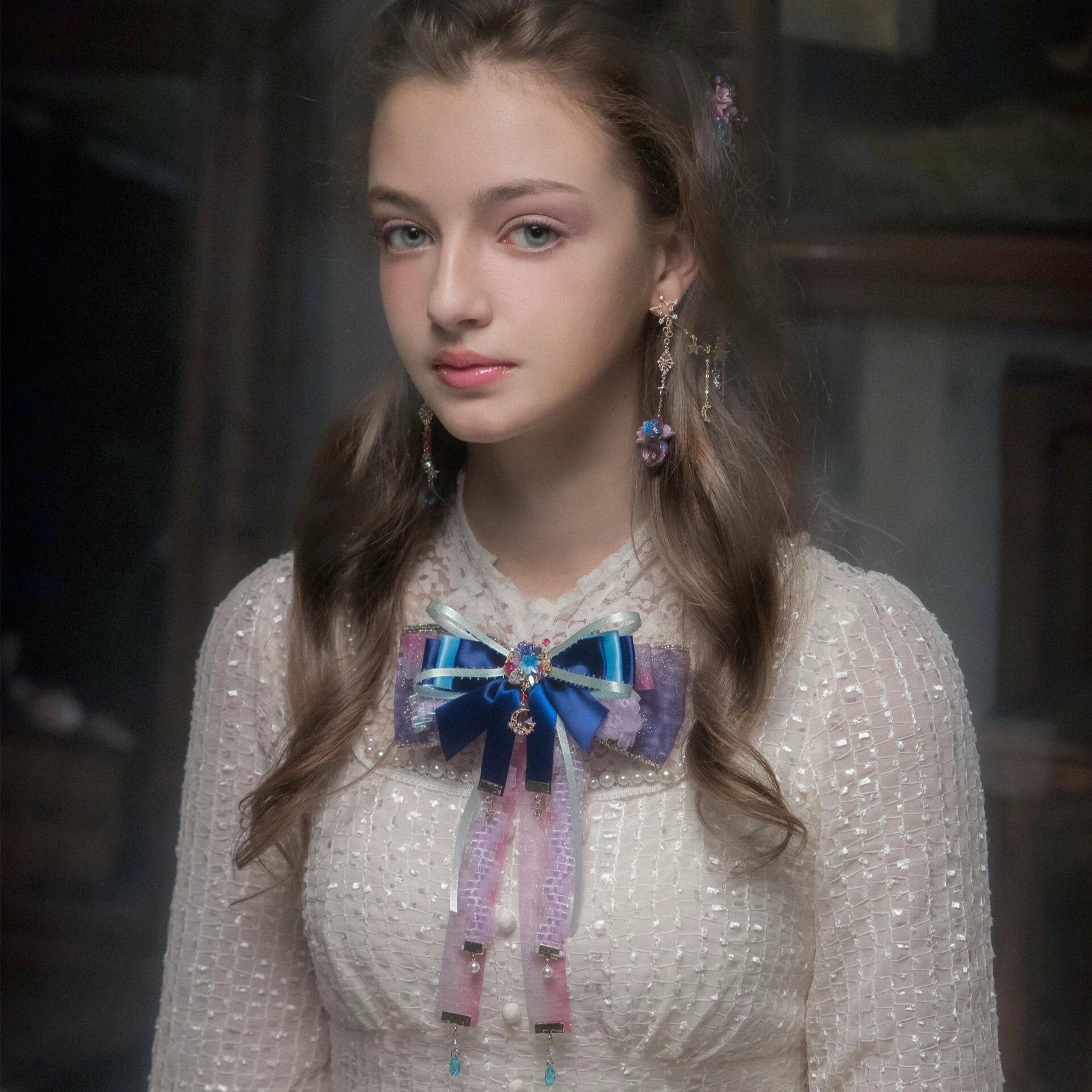 Gift of Angel Ribbon Mutil-usage Brooch/Hair Clip