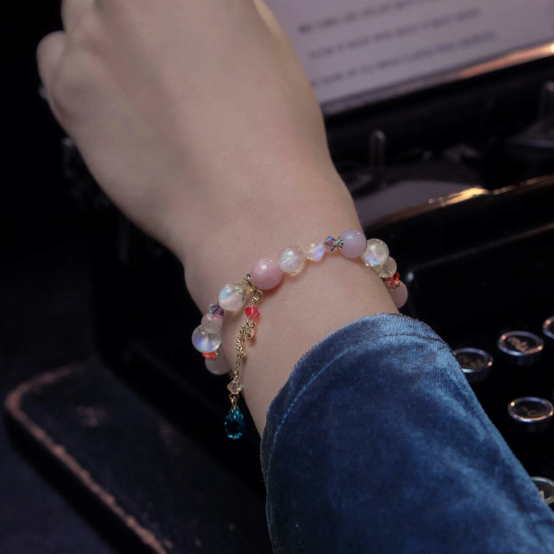 Full Monn Moon Stone Quartz Bracelet