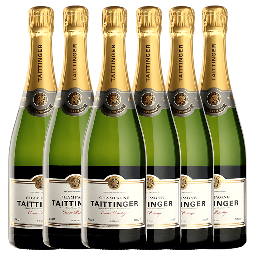 Taittinger Cuvee Prestige Brut - 6 Bottle Pack
