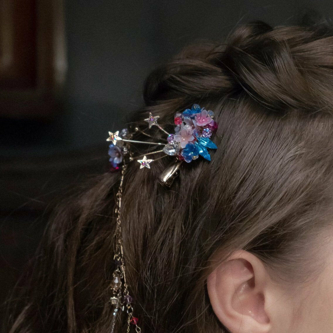 Sparklers CZ Gold-plated Hair Clip