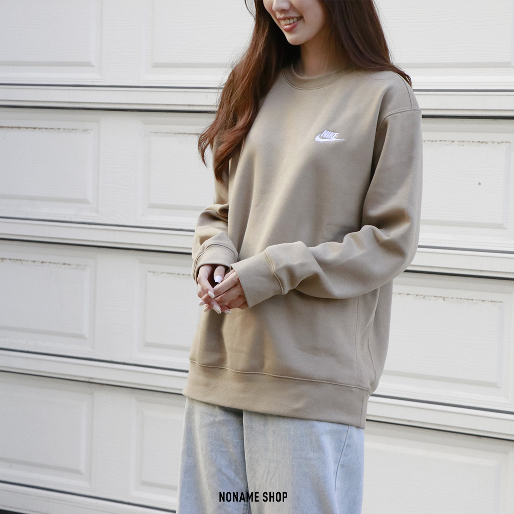 NIKE SPORTSWEAR CLUB 刺繡 字勾 大學T 兩色 (男款)