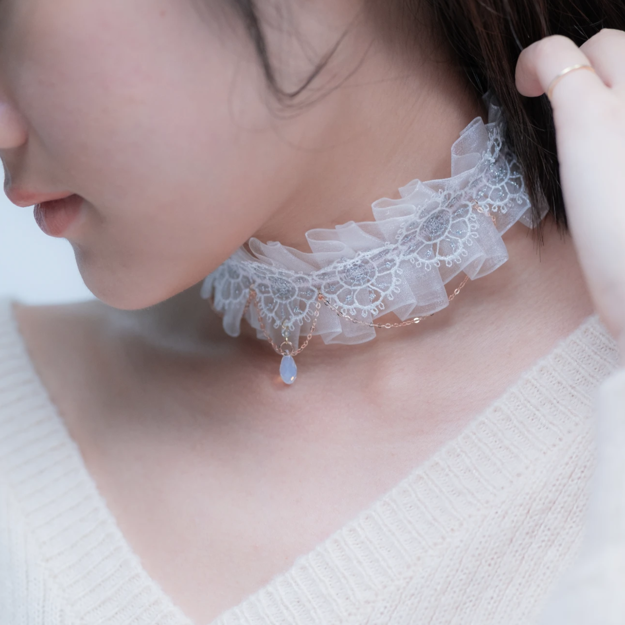 Sakura Haze 3-way Lace Choker