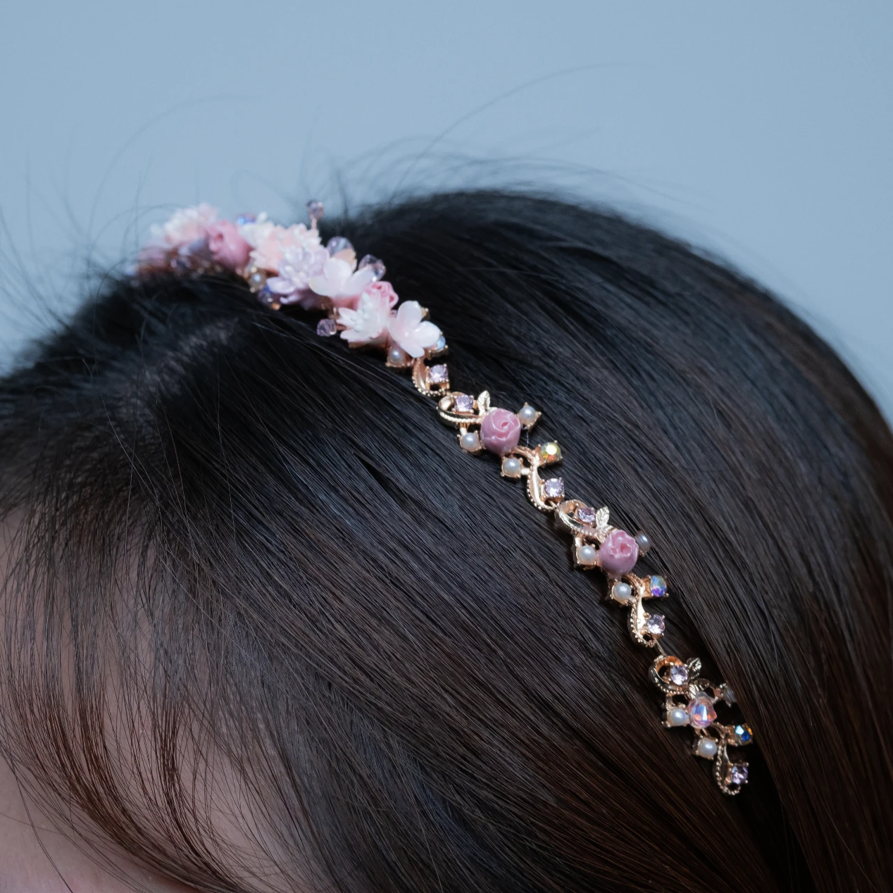 Sakura Festival Gold-plated Headband