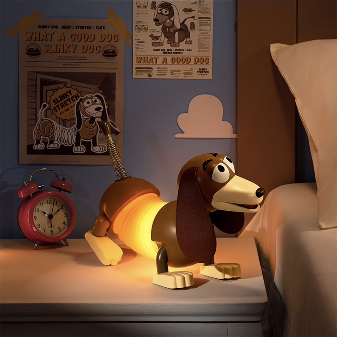 <快速出貨> Disney 玩具總動員 彈簧狗小夜燈