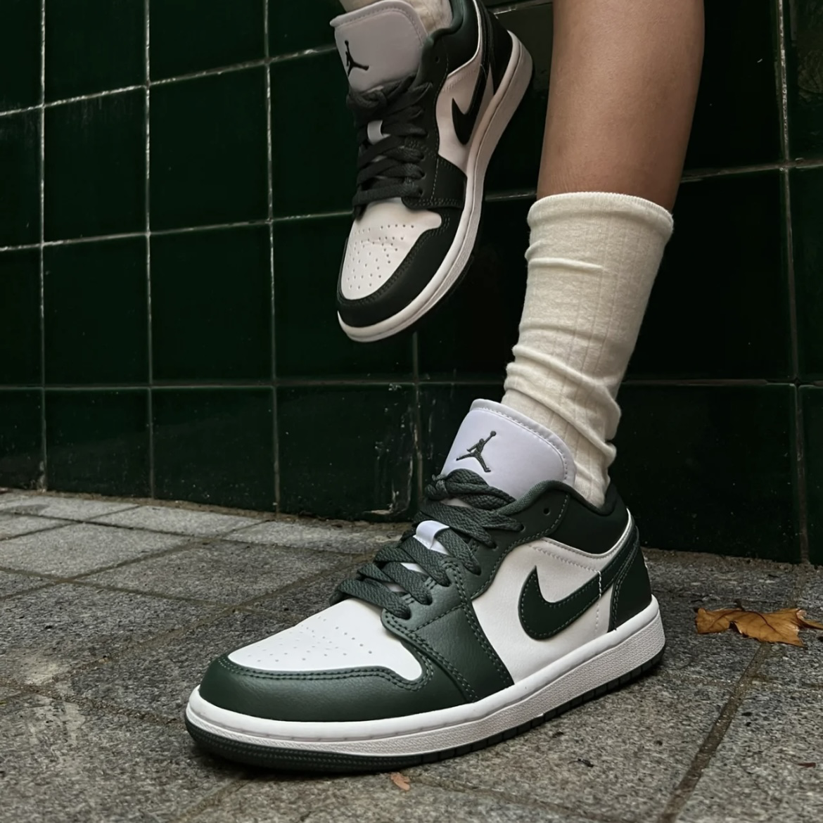 Nike Air Jordan 1 Low Galactic Jade 祖母綠 白綠 AJ1