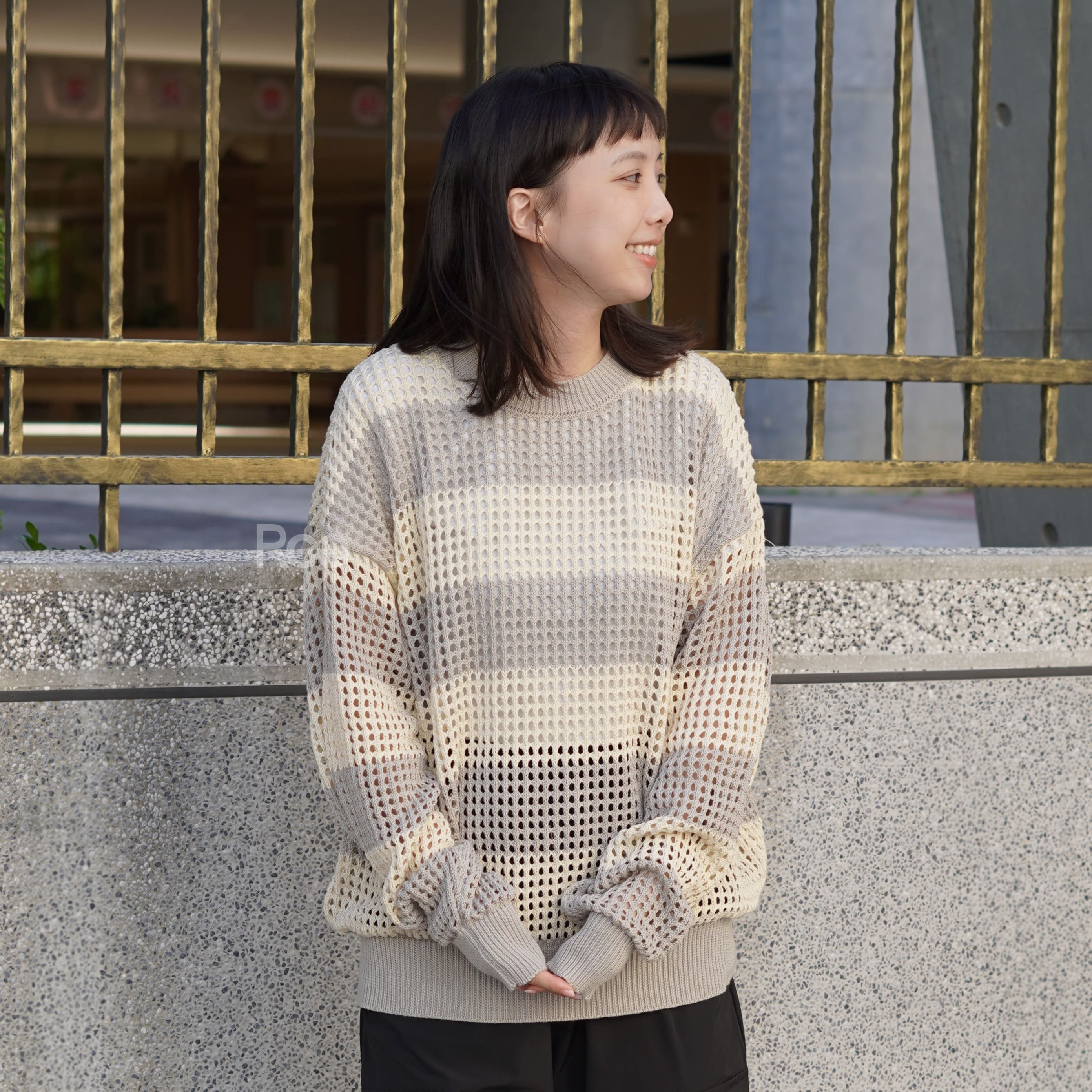 #98965 韓國洞洞針織毛衣