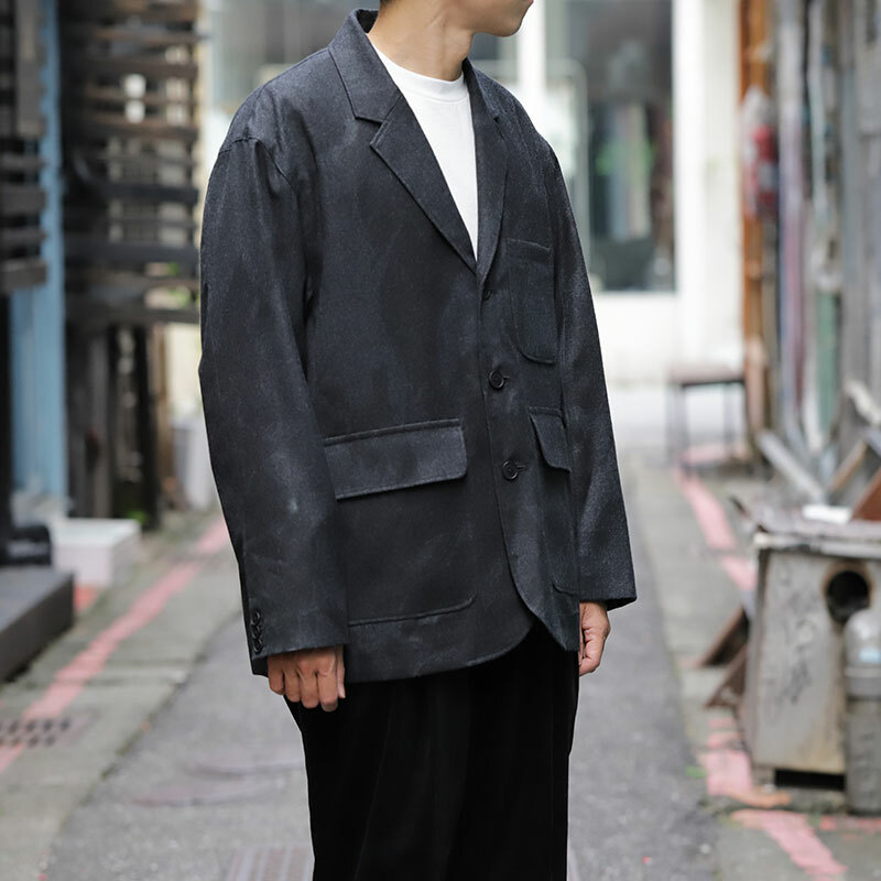 最安値級価格 Kontor Oversize Printed Jacket Grey Printed ジャケット・アウター