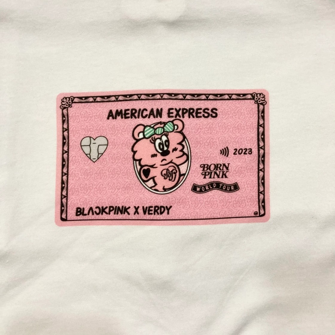 Verdy x Blackpink CC T-Shirt White - Amex Exclusive 短T