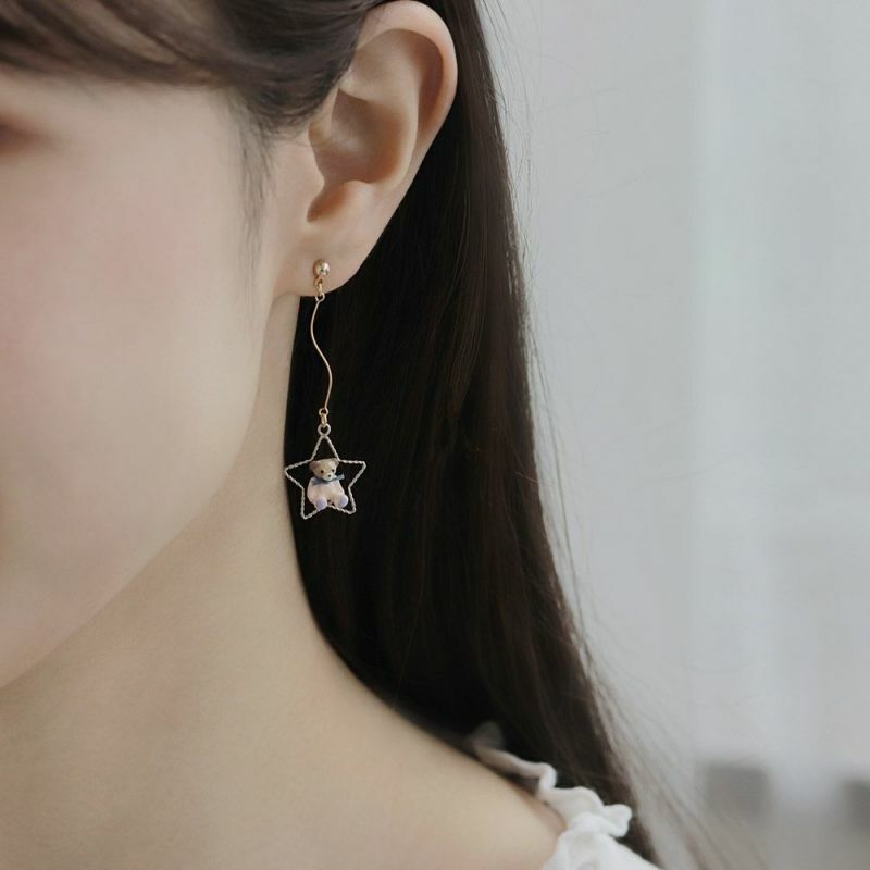 Ayatorie 熊仔與星星耳環