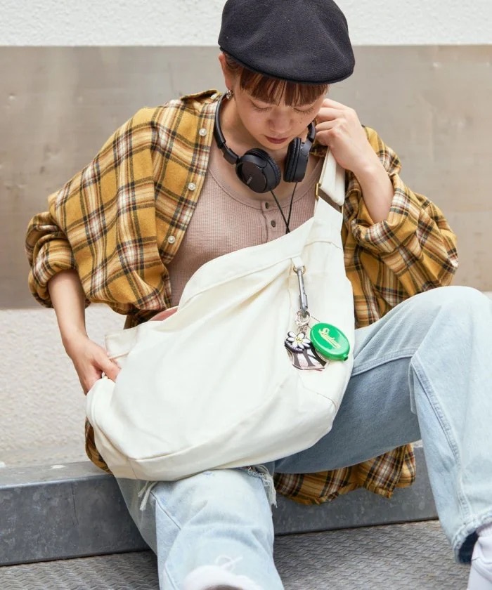 【代購】Freak's Store 大容量斜背帆布包 4色