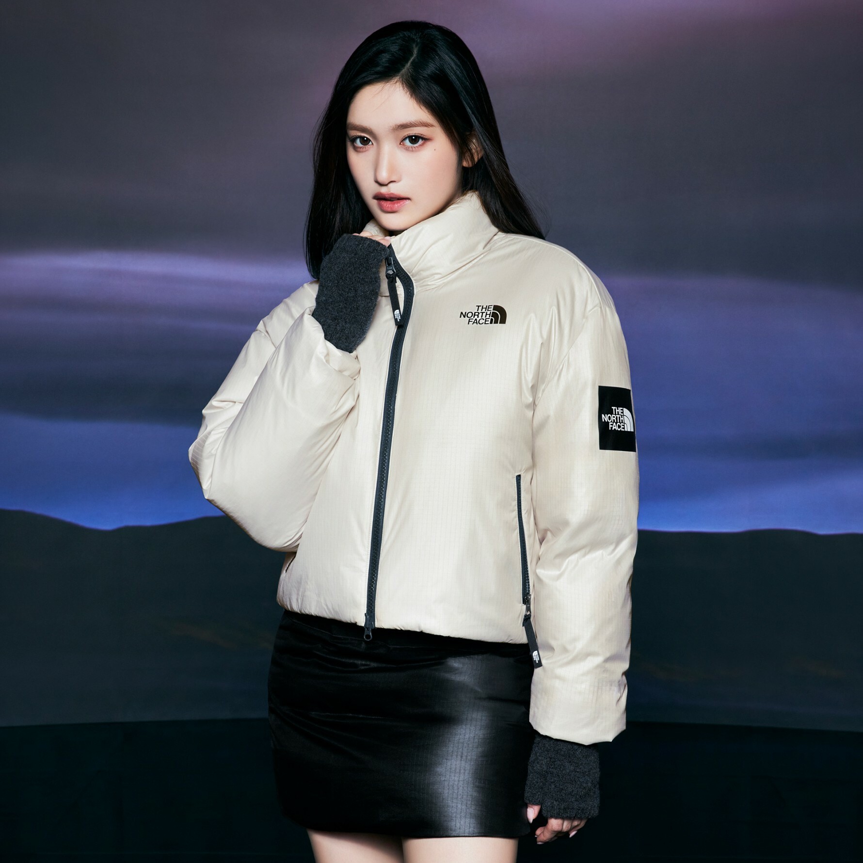 THE NORTH FACE 北臉 白標 男女 GLOSSY 短版 羽絨外套 NJ1DP61