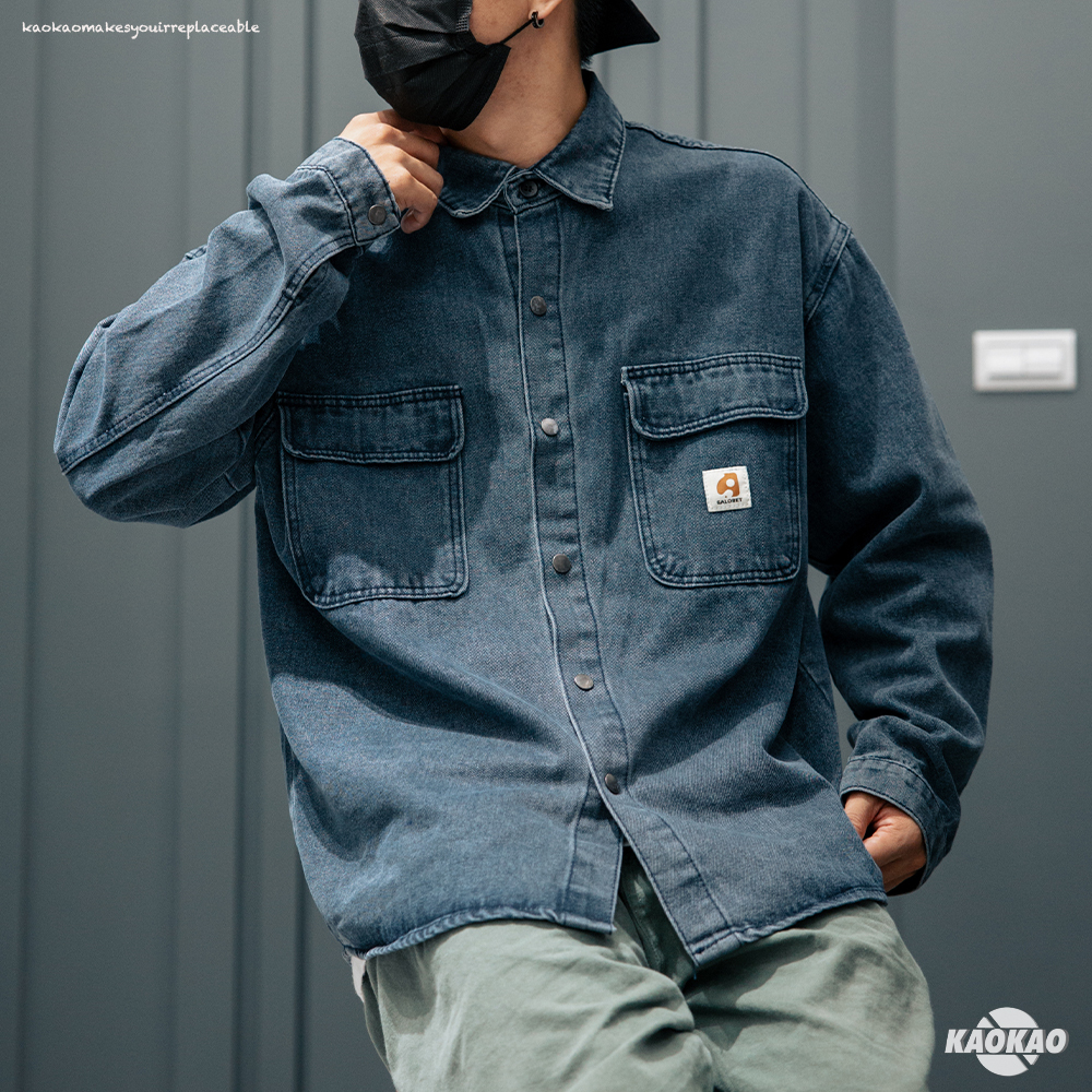 『現貨』NATURE 水洗 做舊 牛仔外套