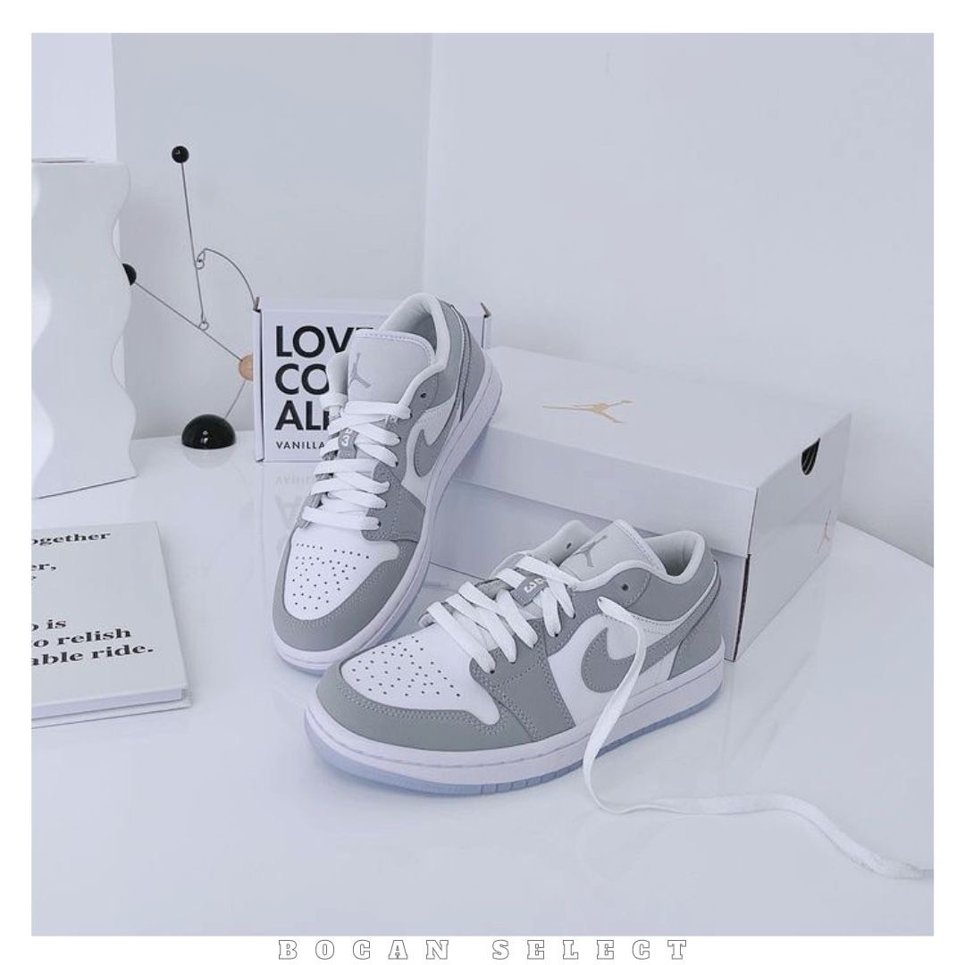 <優惠搶購>Air Jordan 1 Low “Wolf Grey  冰底 小Dior (DC0774-105)