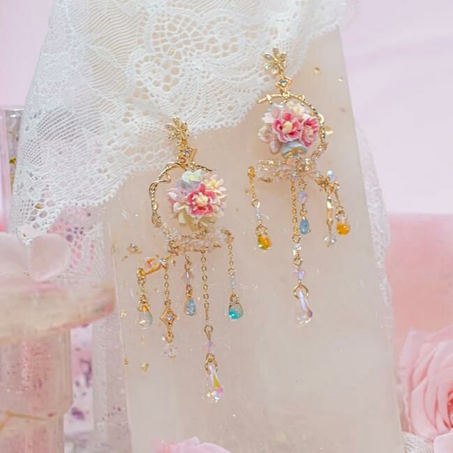 Lullaby 4-in-1 S925 Bouquet Earrings