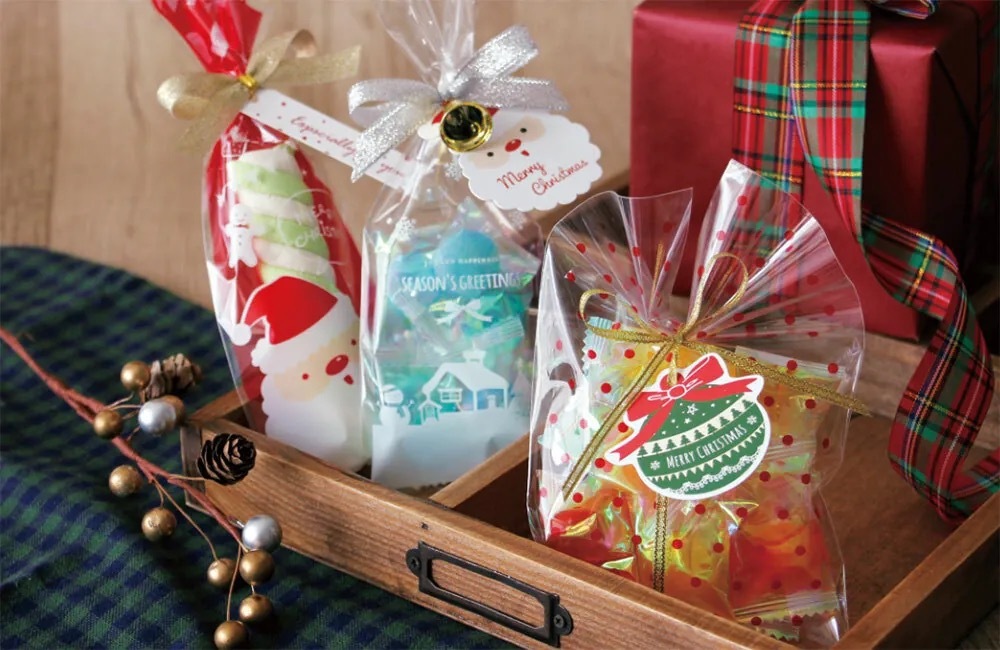 OPP禮物袋- 北歐花圈 10入/包 10*18cm【4310180104】