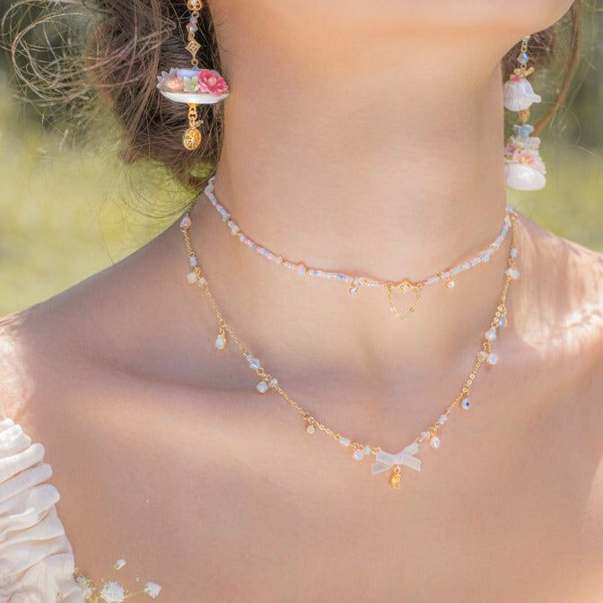 Sparkling Punch S925 Duo Necklace Set