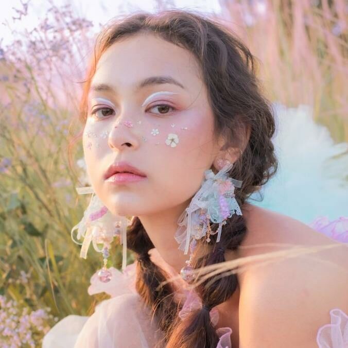 Castle of Cotton Candy Ribbon S925 Earrings