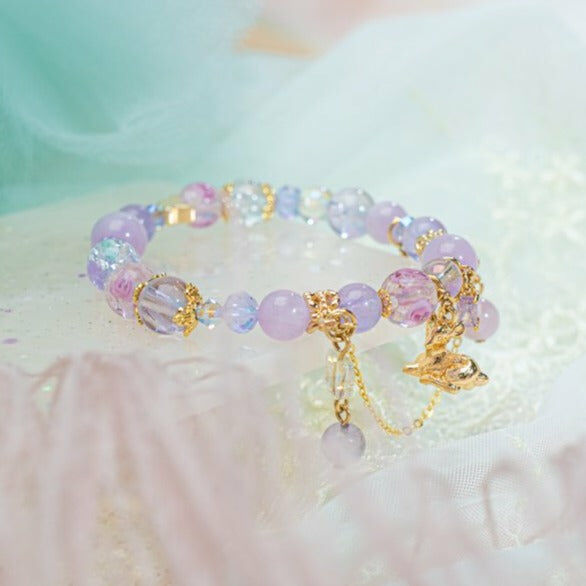 Looming Deer Rose-land Quartz Bracelet