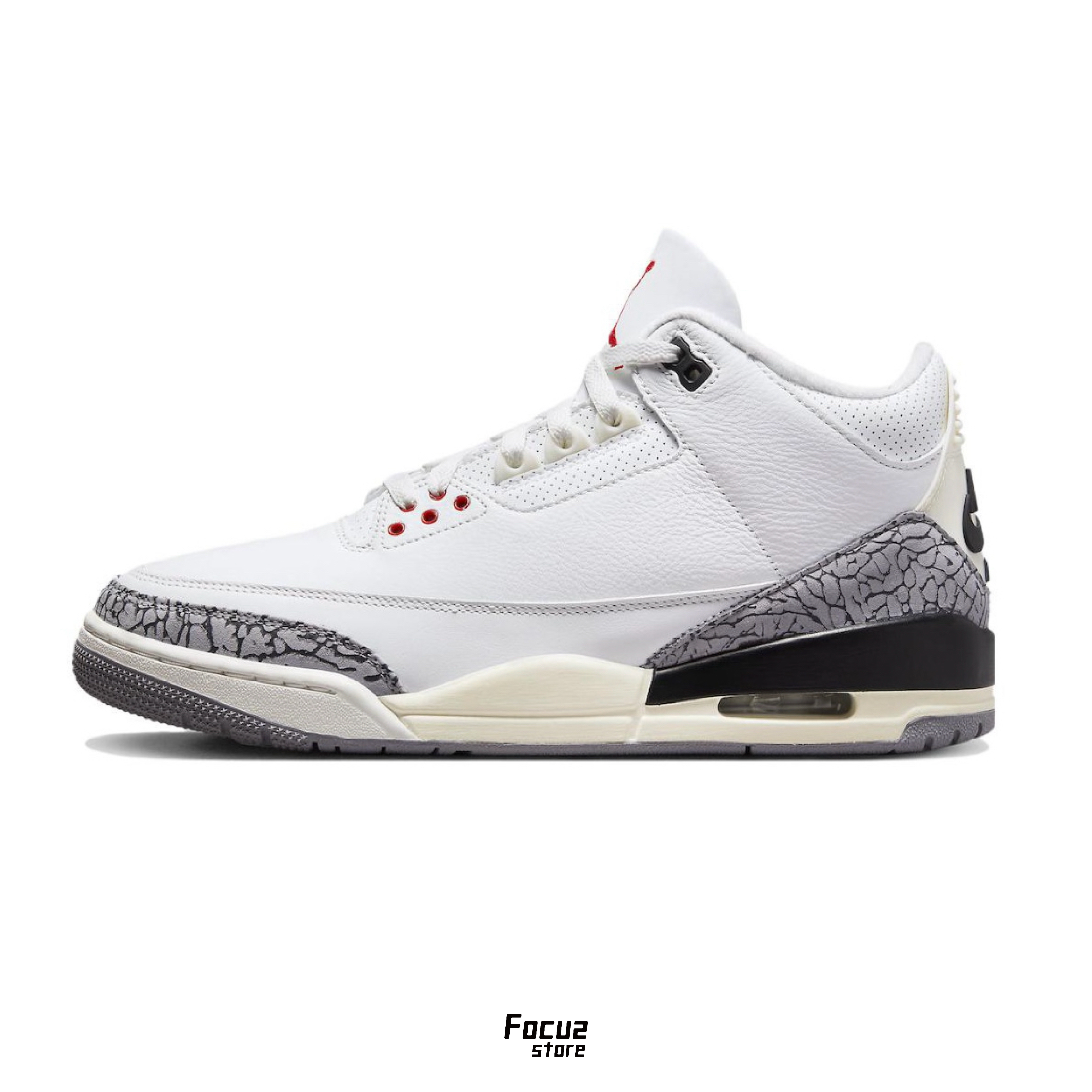 【Focus Store】現貨秒發 Air Jordan 3 Retro 'White Cement Reimagined' DN3707-100