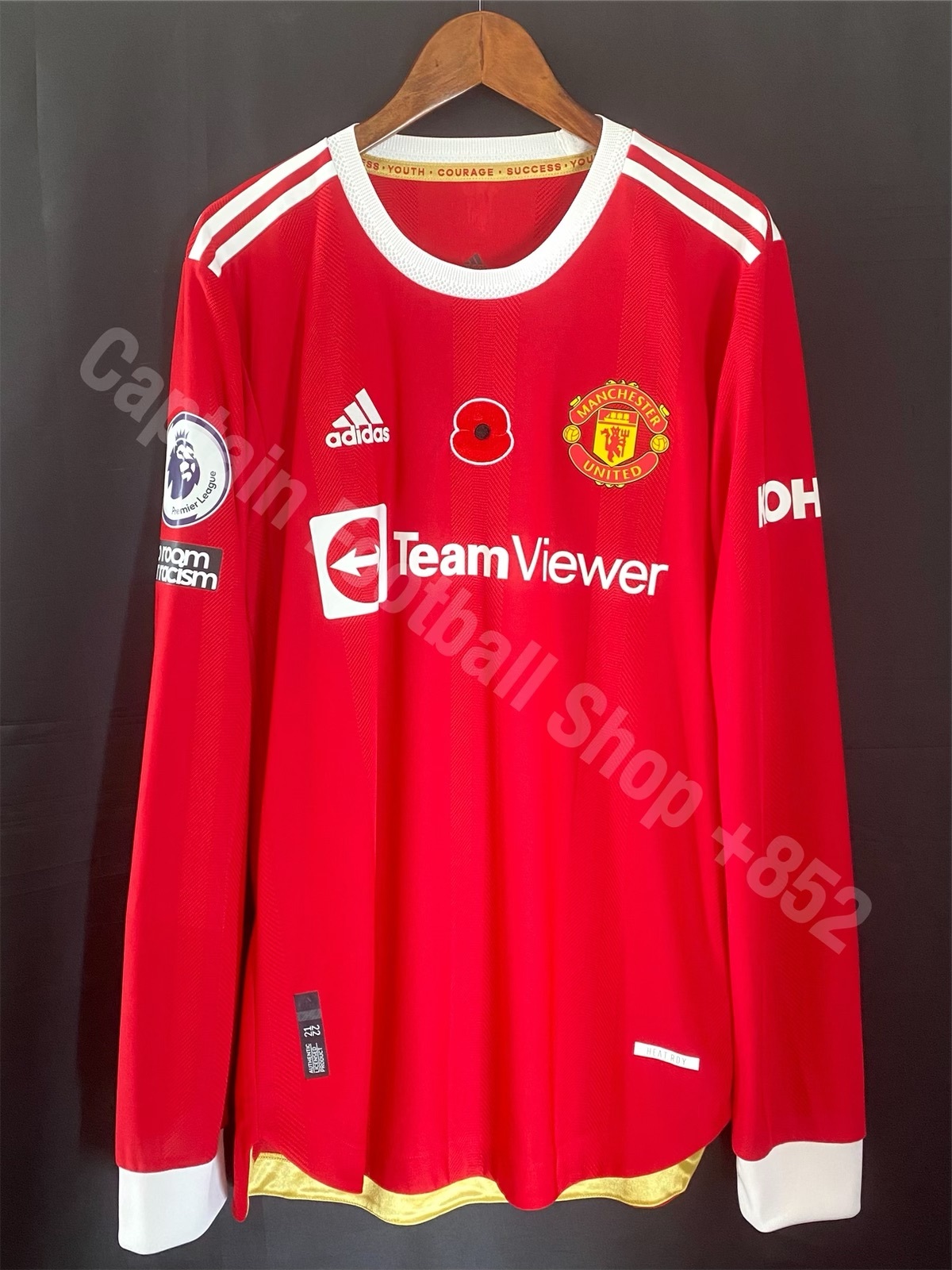 (球員版) 曼聯 2021-2022 Poppy Adidas 主場長䄂球員版球衣 #7 RONALDO