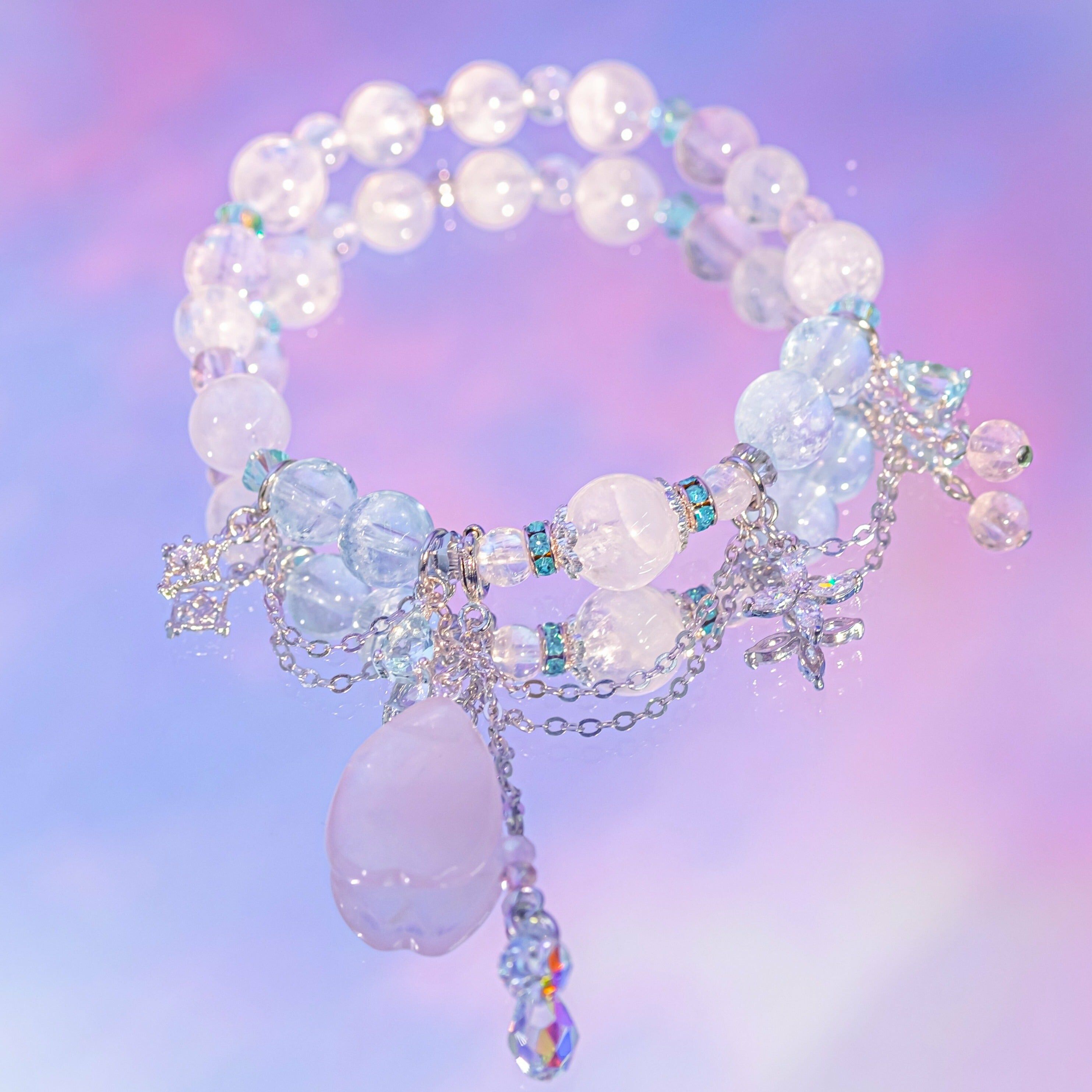 Sakura Spring Moonstone Bracelet