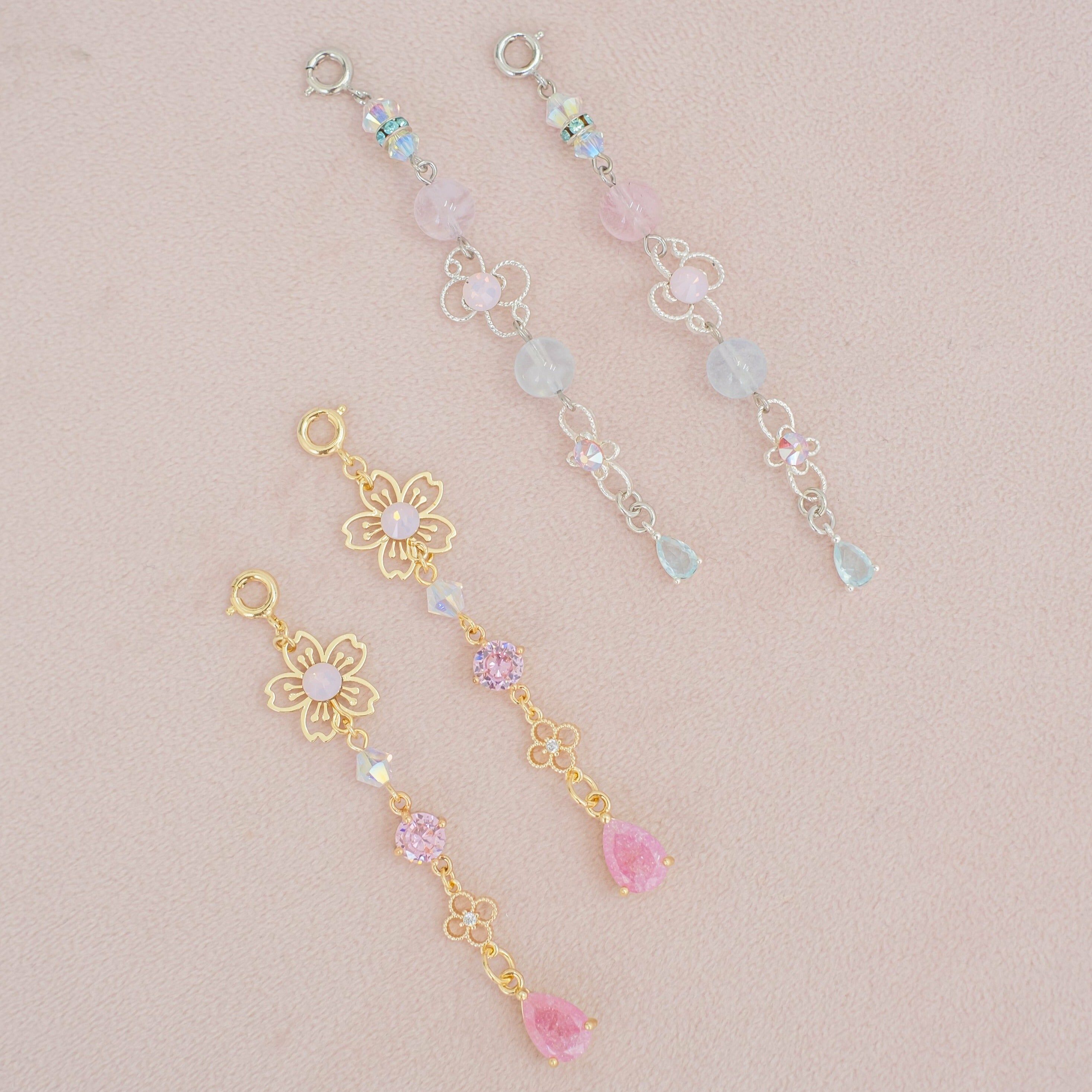 Until We Meet Again Mask Chain – Lilac & Lake Blue