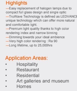 歐司朗 LED PERFORMANCE PAR16 80 36D 7.5W 940 4000K 230V GU10 可調光燈