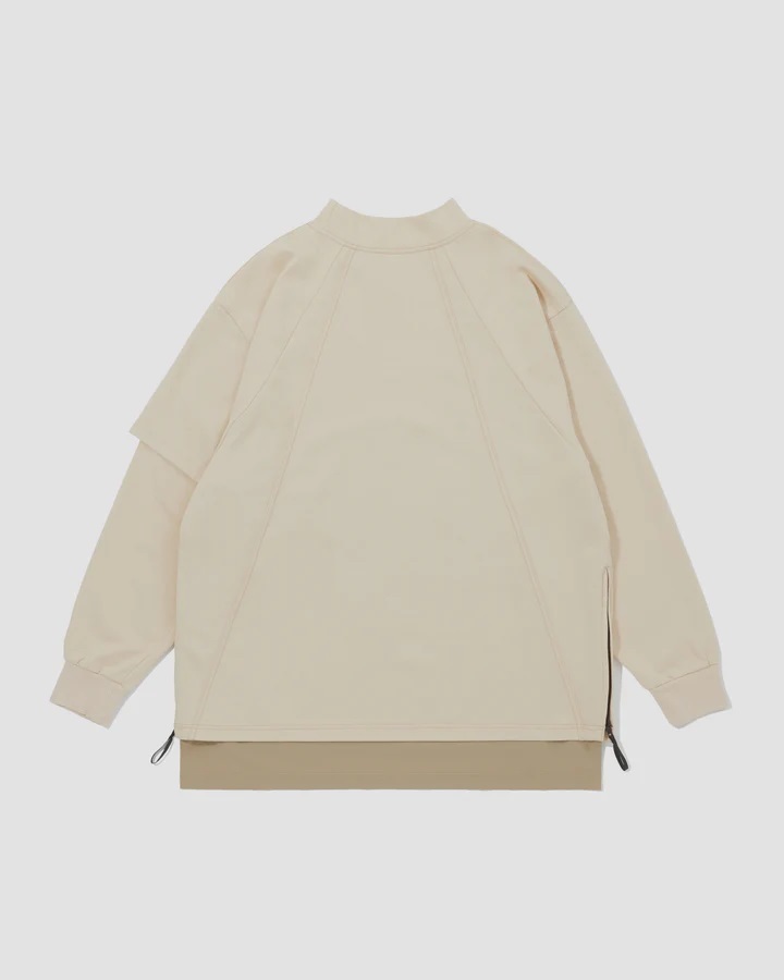 [現貨] LAKH FW23 Zipper Layer L/S Tee Sand