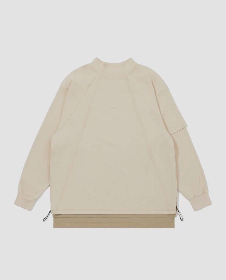 [現貨] LAKH FW23 Zipper Layer L/S Tee Sand