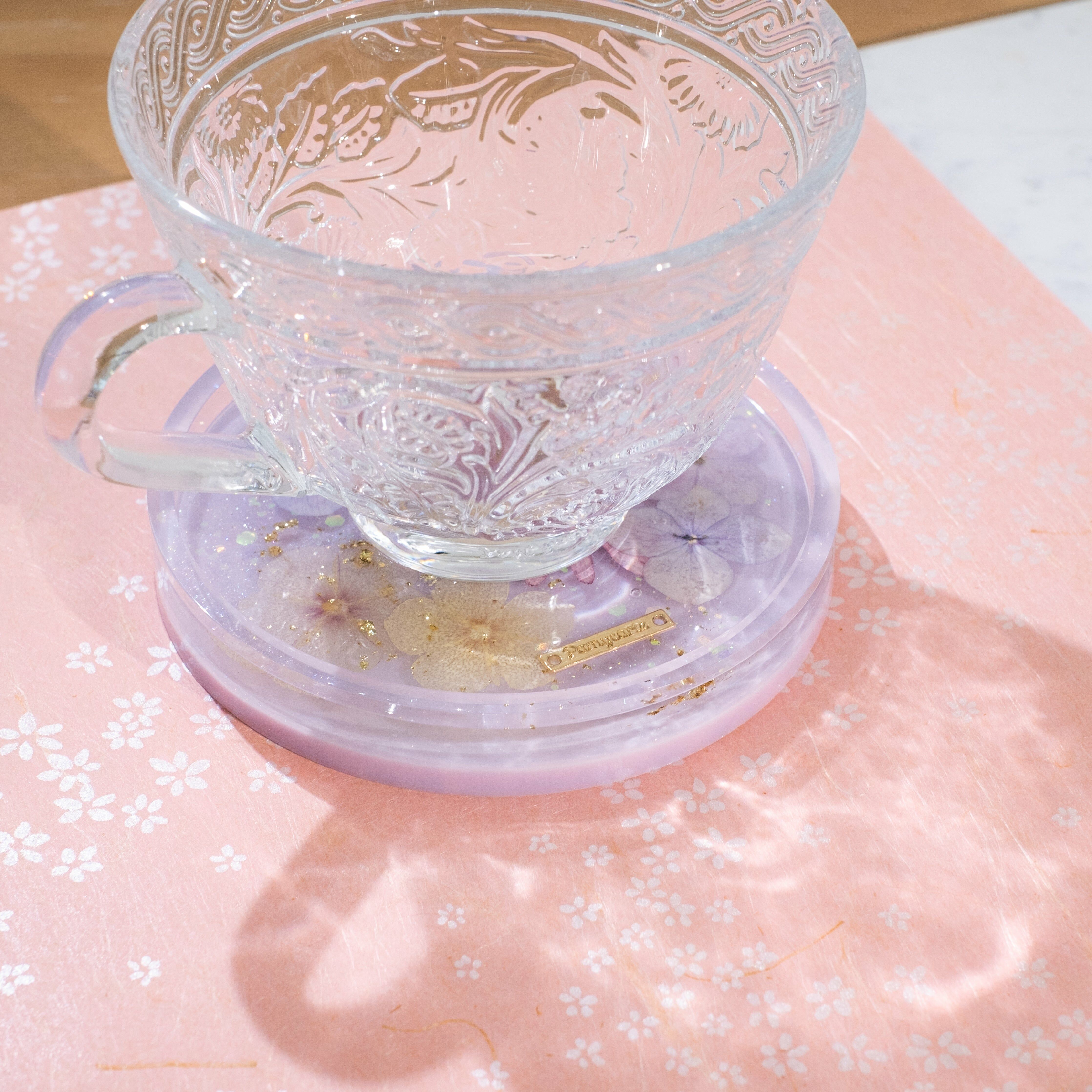 ⑥ Floating Daisy Large Coaster
