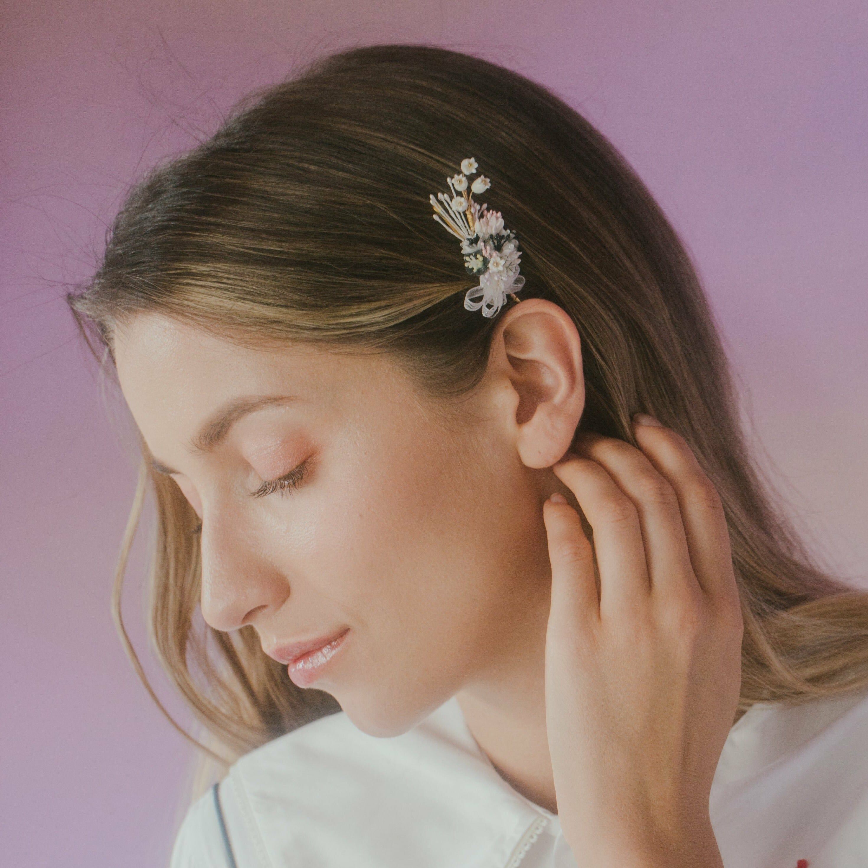 Floral Wonderland Magic Wand Hairpin