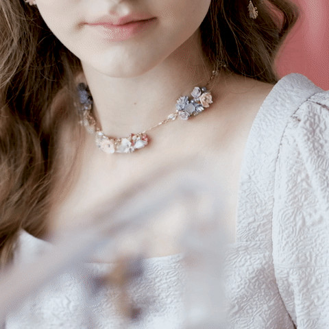 Gradation of Seasons Full Bloom Chunky S925 Choker