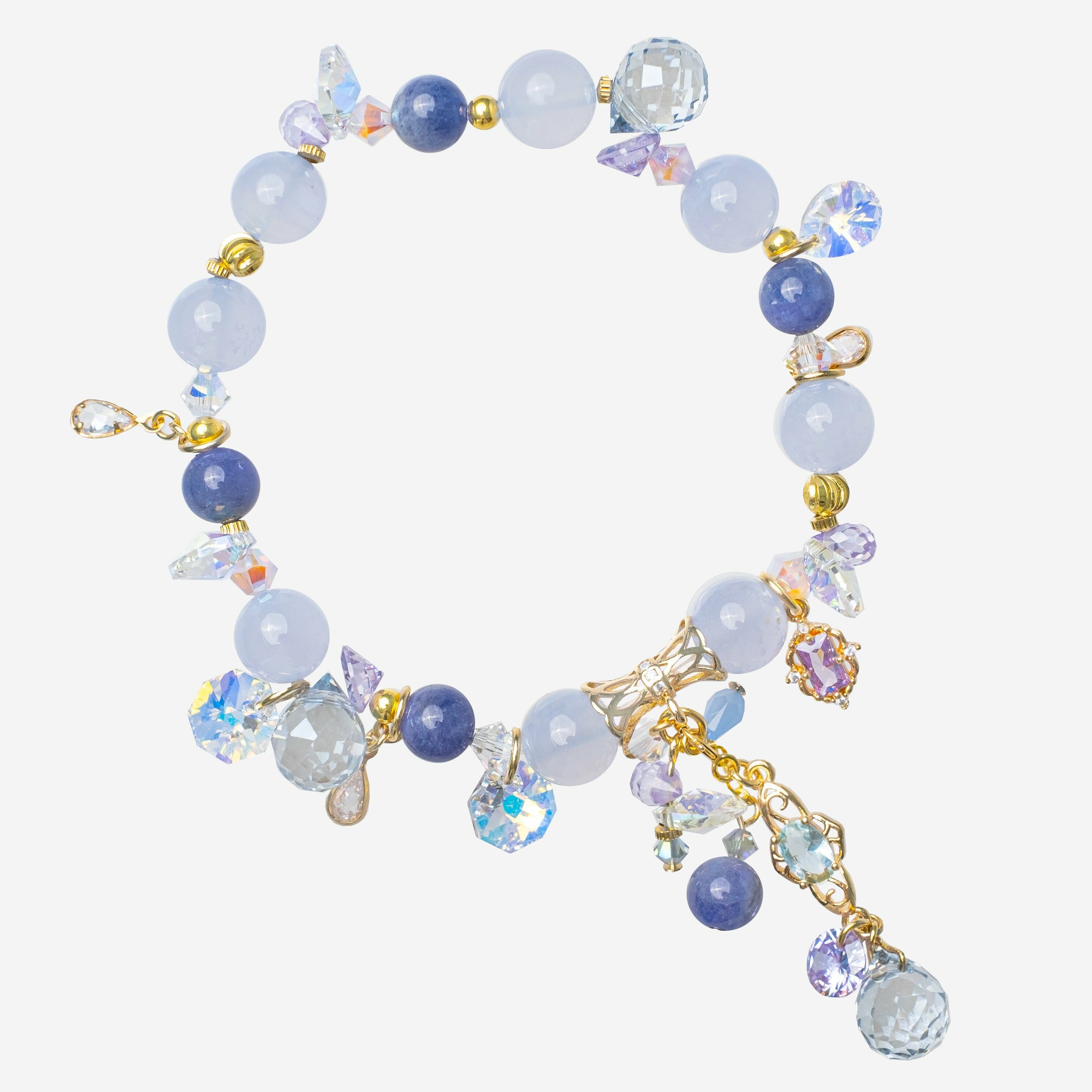 Dust of Snow Blue Chalcedony Bracelet