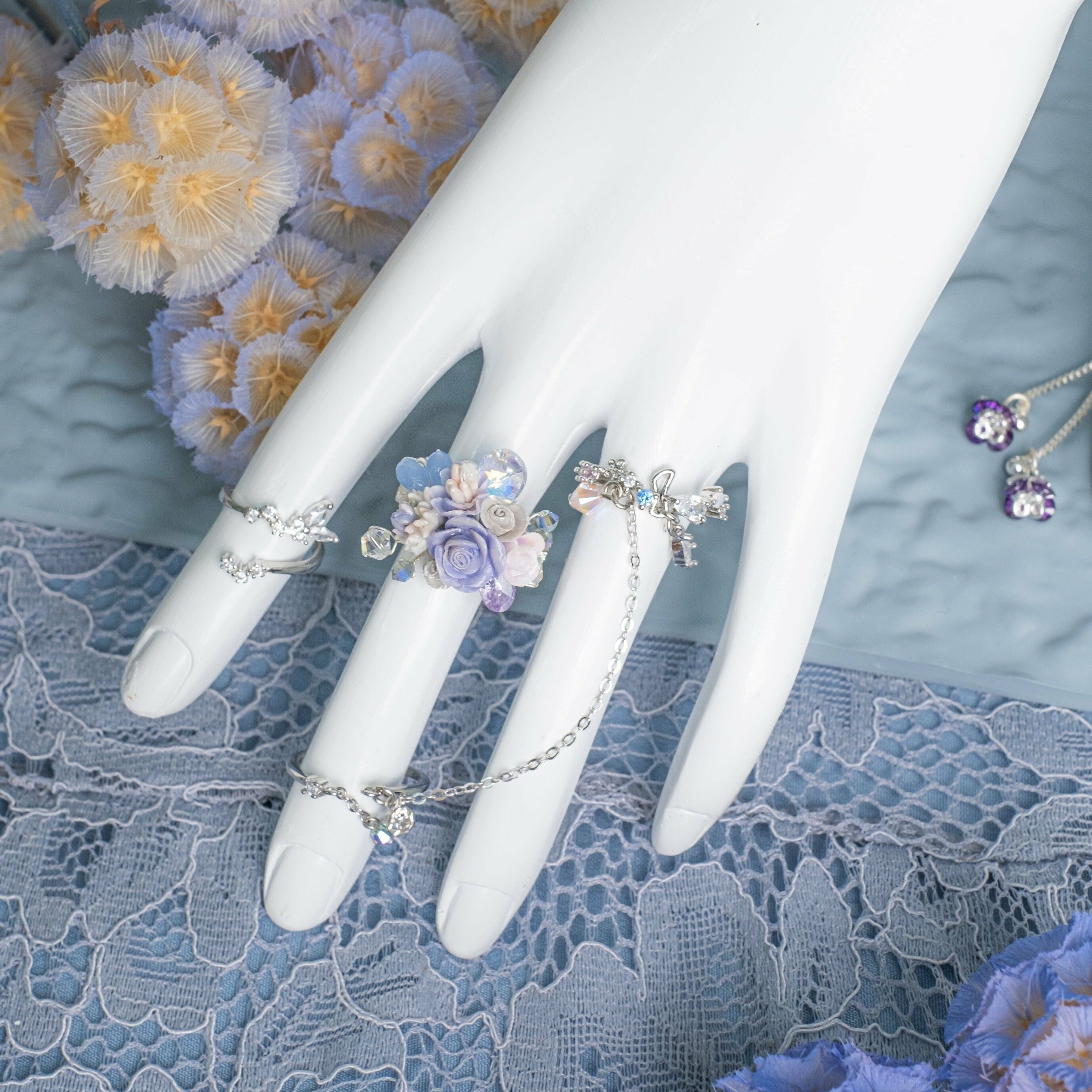 Winter Fairies S925 Ring Set