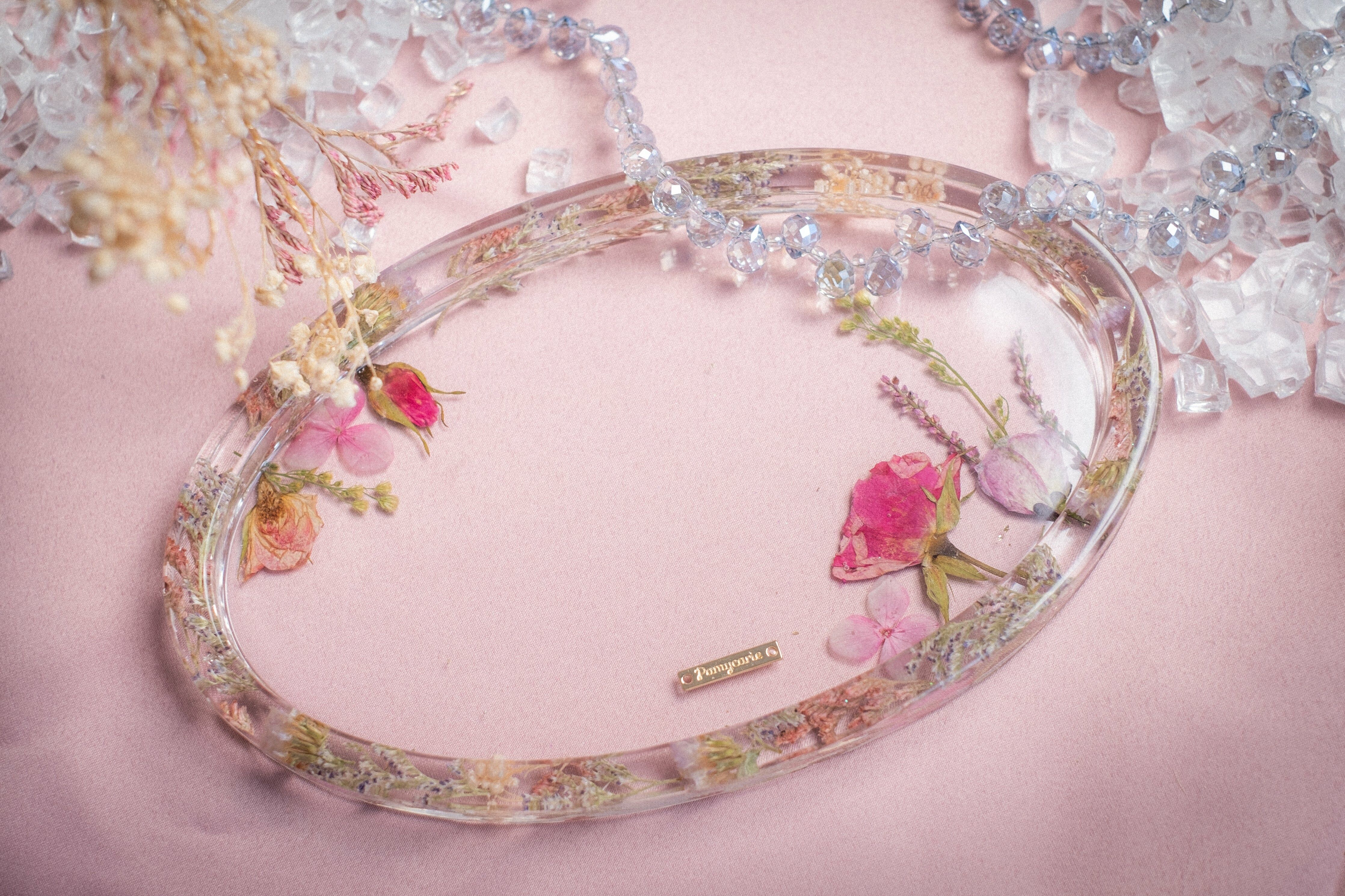 Peace of Mind Oshibana Incense Holder with Saucer