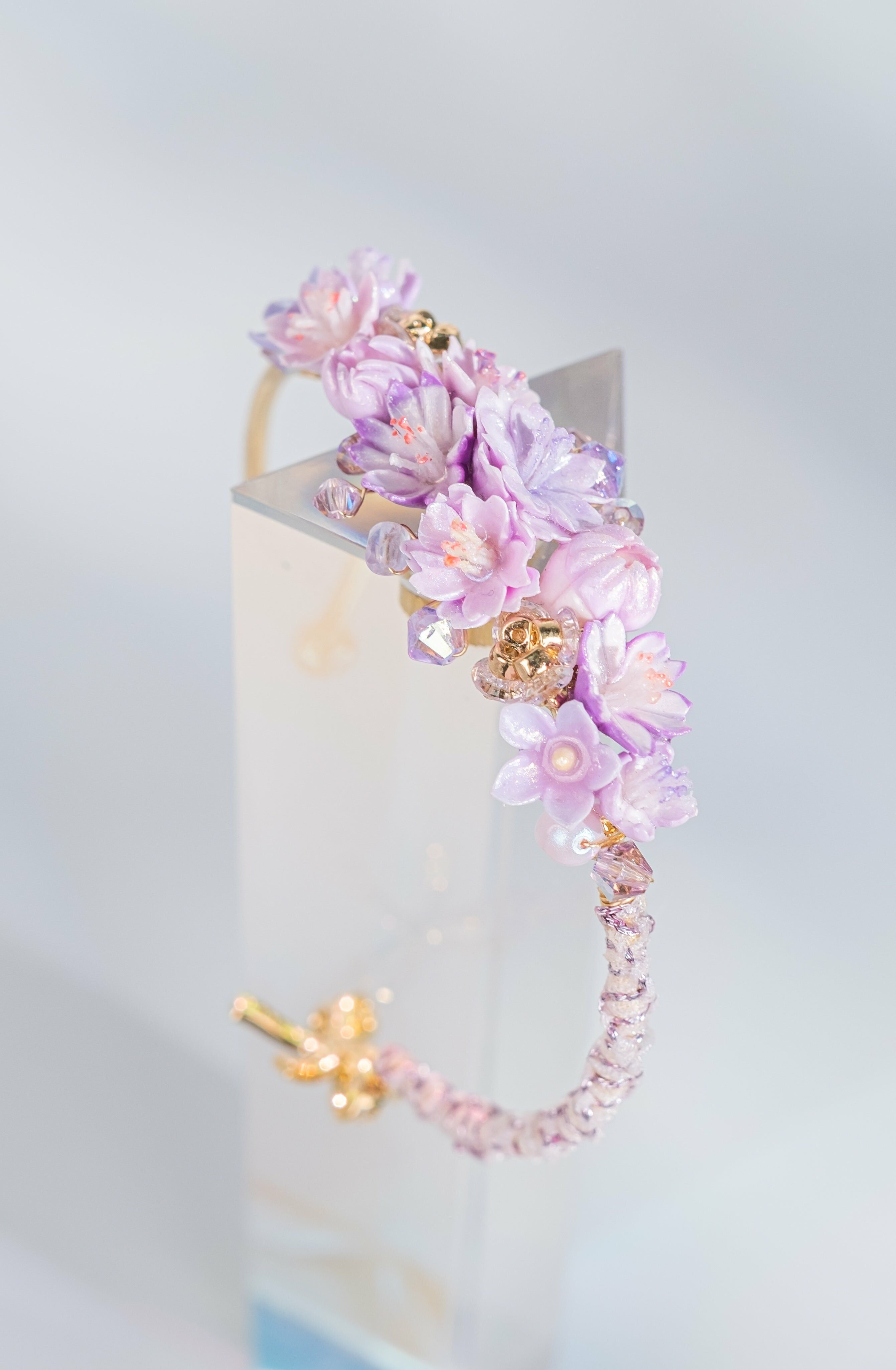 Floral Haze Mauve Sakura Bangle