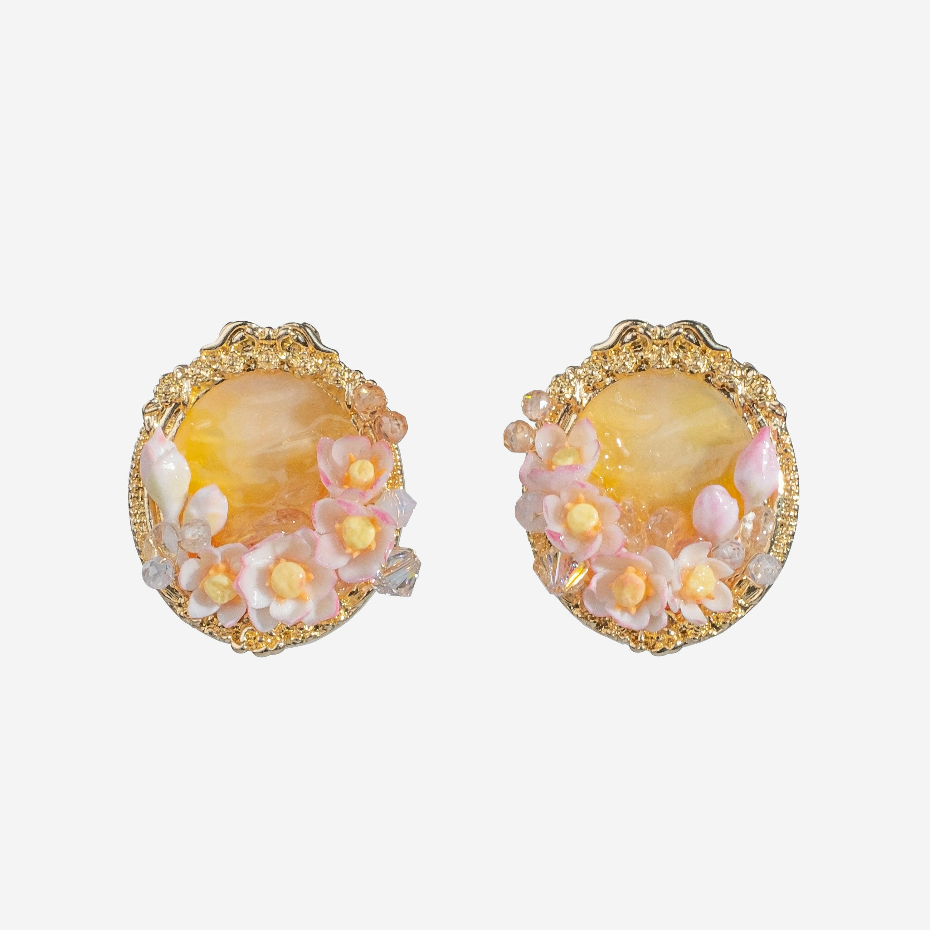 Walking on Sunshine Dreamy Lotus Lake Earrings
