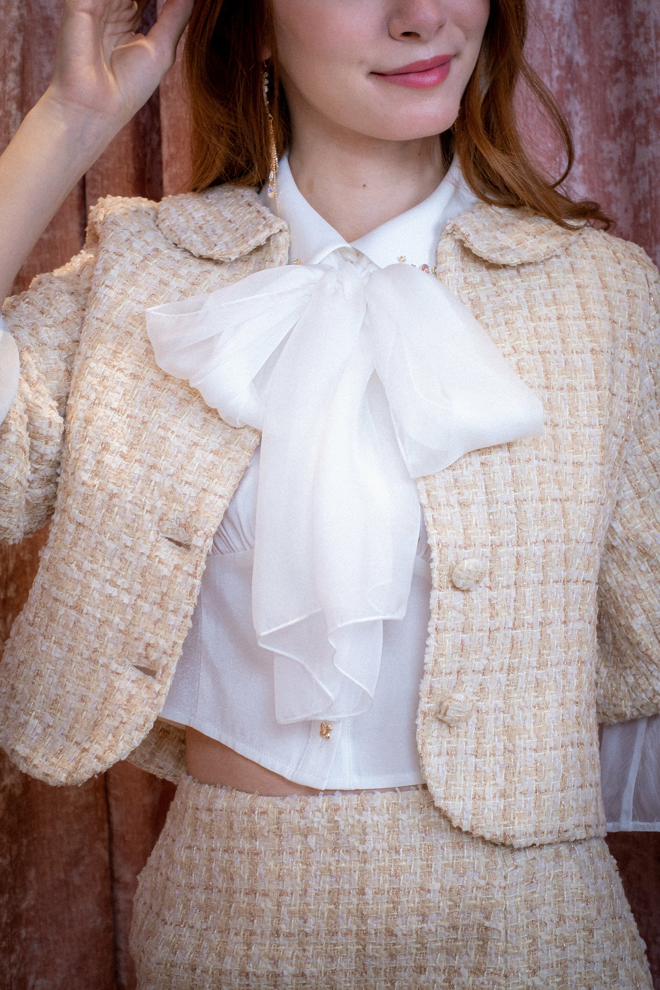 Ultrasoft Silk Scarf (Coral/Pure White/Black/Khaki)