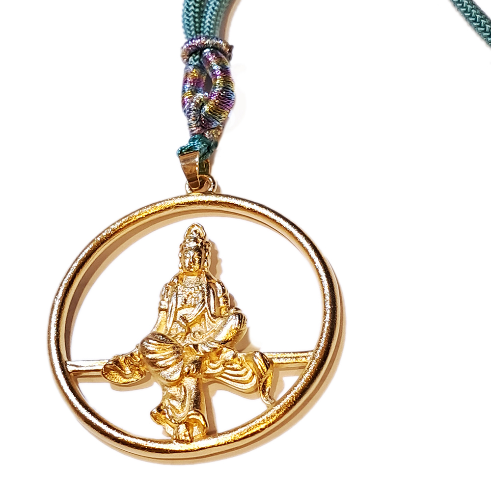 觀自在菩薩 沙金 墜飾【十方】151122