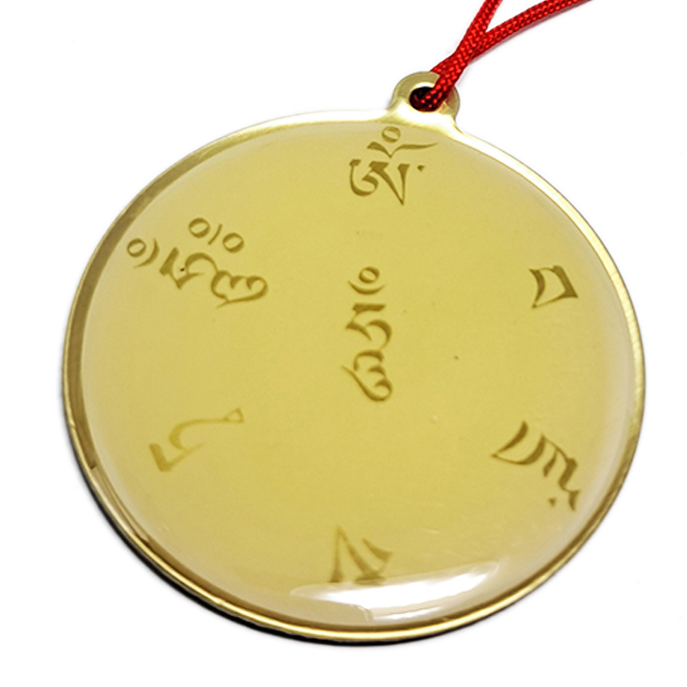 金剛薩埵{彩繪}銅佛牌項鍊【十方】150575